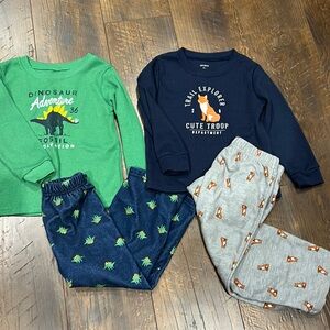 3 sets of boys 3T Pajamas from Carters